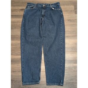 Vintage Levis 560 Jeans Womens 18 Misses Medium Blue Denim Loose Fit Straight